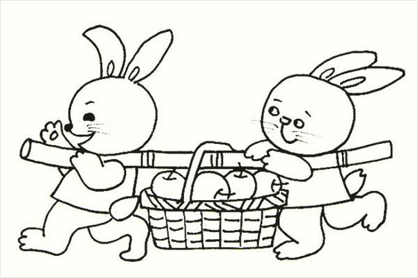 兔子简笔画怎么画步骤?兔子简笔画图片大全