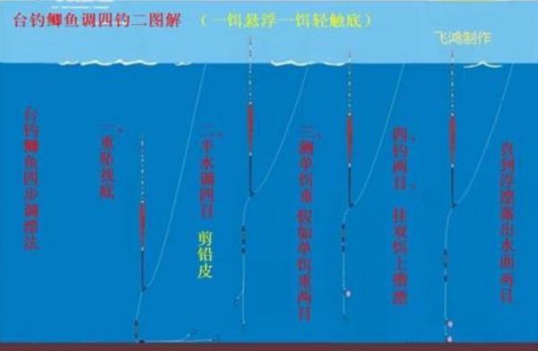 钓鲫鱼怎样调漂(图解)?