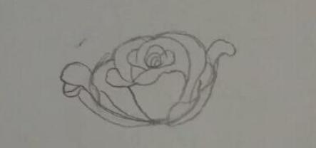 玫瑰花简笔画怎么画(图解步骤)