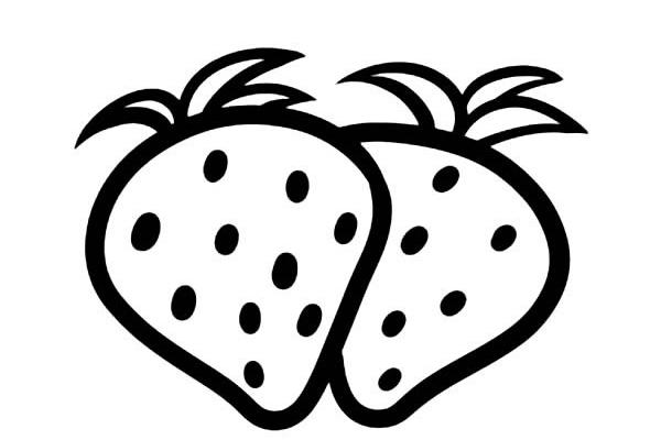 草莓简笔画(图解步骤)