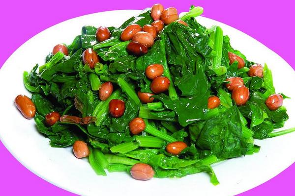 果仁菠菜的做法大全