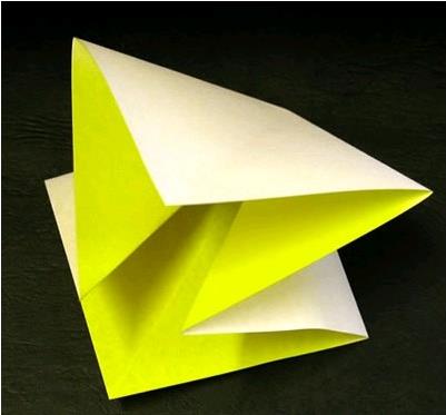 向日葵怎么折(图解步骤) 关于折纸