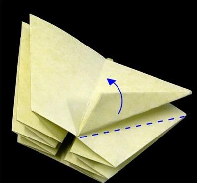 向日葵怎么折(图解步骤) 关于折纸