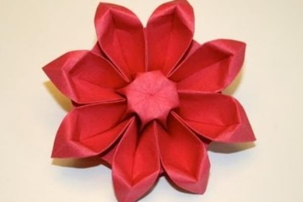 向日葵怎么折(图解步骤) 关于折纸
