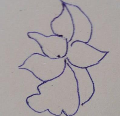 牡丹花简笔画步骤(图解) 牡丹花怎么折