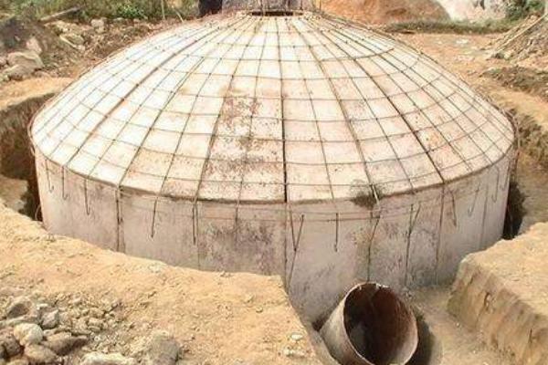 养猪场沼气池设计(图解) 500头猪要多大沼气池